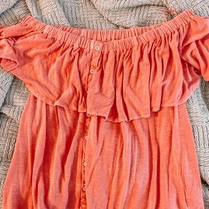 Off the shoulder shirt